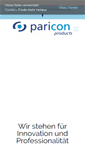 Mobile Screenshot of paricon.de