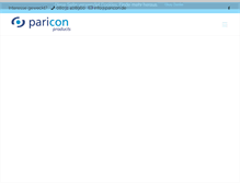 Tablet Screenshot of paricon.de